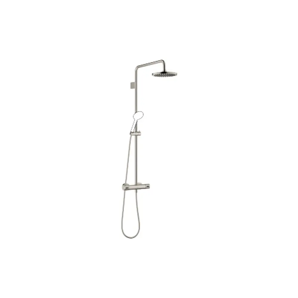DORNBRACHT Shower Pipe mit Brause-Thermostat SERIENSPEZIFISCH 34459979 Platin gebürstet, 34459979-06 Galeriebild 1